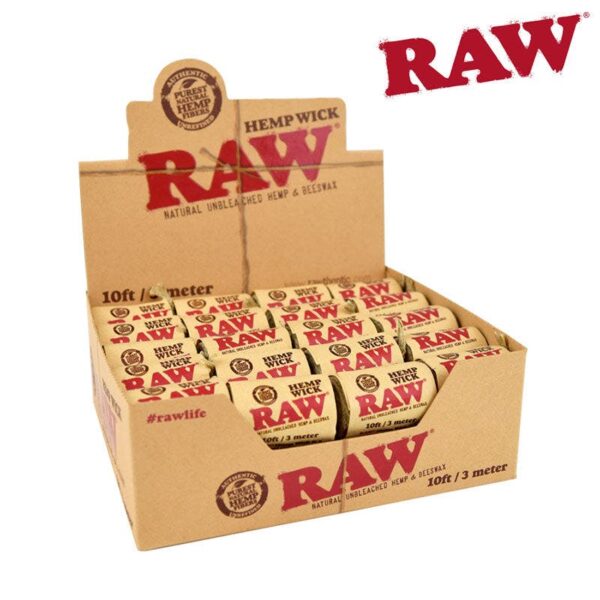 Raw Hemp Wick – 10ft